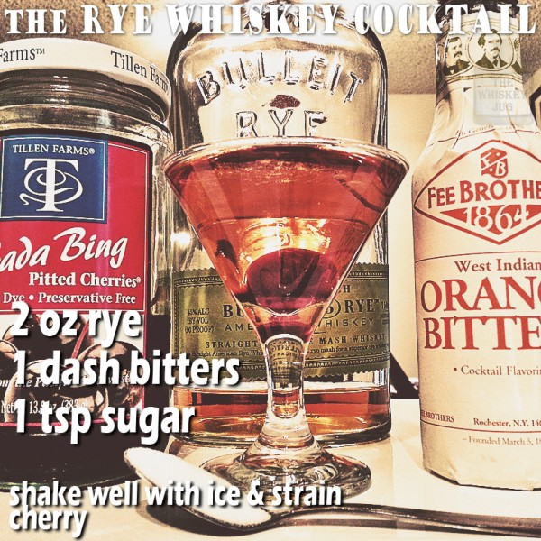 the Rye Whiskey Cocktail recipe