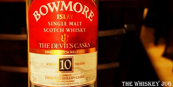 Bowmore Devil's Casks Label