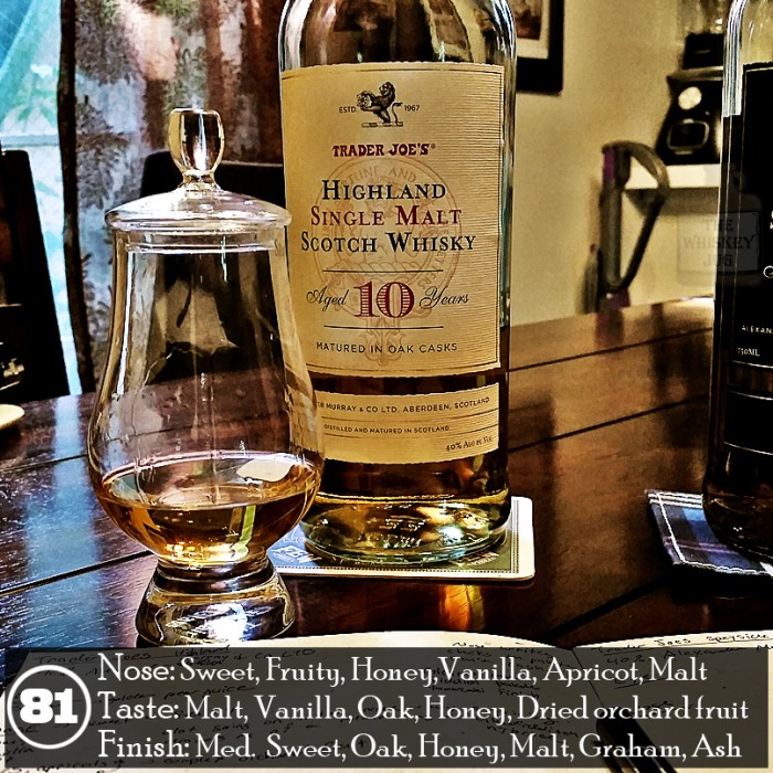 Trader Joes 10 yr Highland Scotch Review
