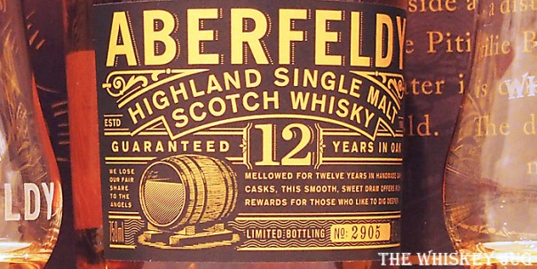 Aberfeldy 12 Years Label