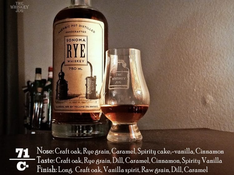Sonoma Rye Whiskey Review