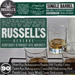 Russell’s Reserve Rye Single Barrel Review