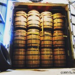 Whiskey Barrels On A Truck