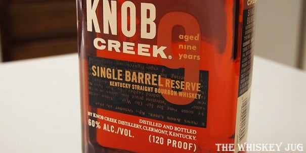 Knob Creek Single Barrel Reserve Label