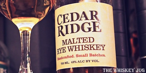 Cedar Ridge Malted Rye Whiskey Label