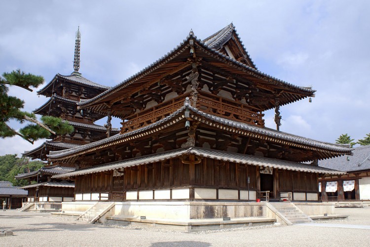  Golden Hall and five-storey pagoda of Hōryū-ji