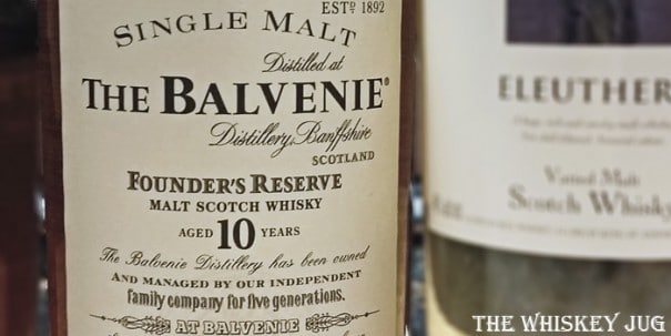 Balvenie Founder's Reserve 10 Years Label