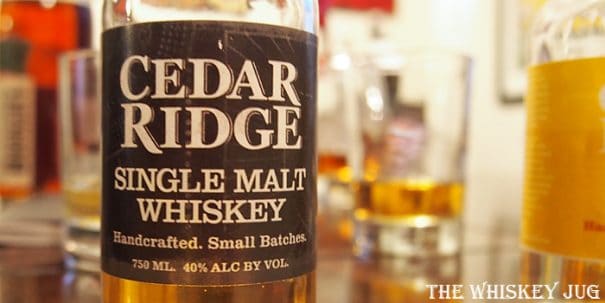 Cedar Ridge Single Malt Whiskey Label