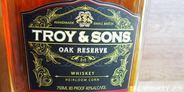 Troy and Sons Oak Reserve Label