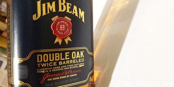 Jim Beam Double Oak Label