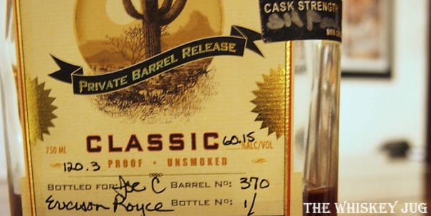 Del Bac Classic Single Barrel Label
