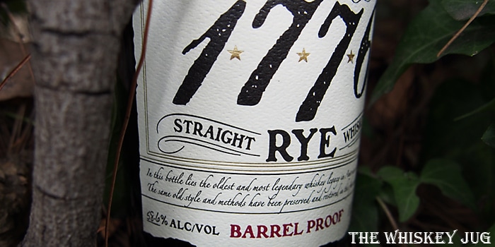 Review Pepper Rye Proof Barrel Jug E The James - Whiskey