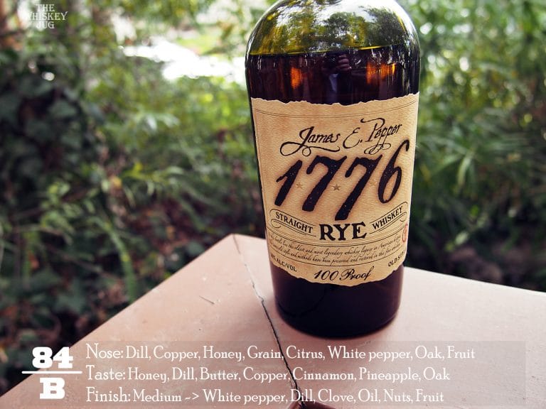 James E Pepper Rye Review - The Whiskey Jug