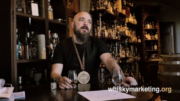 Whiskey Sommelier With His Medallion