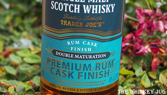 Label for the Trader Joe's Highland Rum Finish
