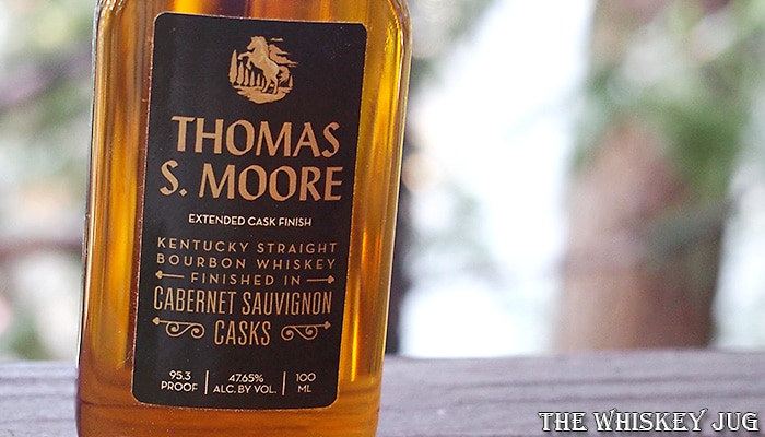 Thomas S. Moore Bourbon Cabernet Sauvignon Casks Label