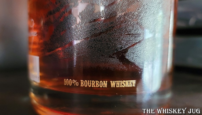 Breckenridge Bourbon Whiskey, A Blend Side Label