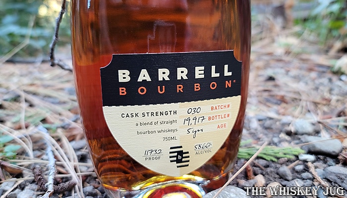 Barrell Bourbon Batch 30 Label