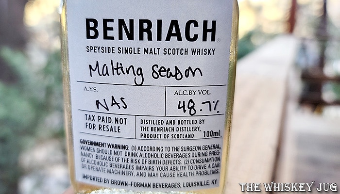 Benriach Malting Season Label