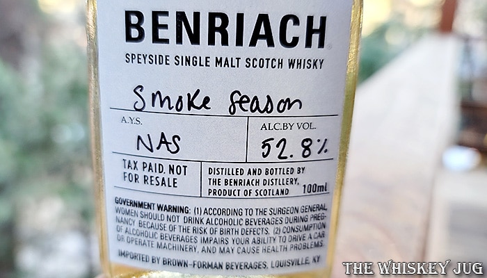 Benriach Smoke Season Label