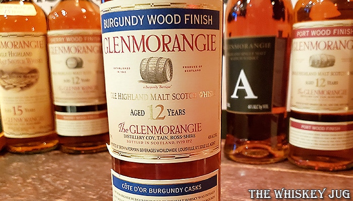 Glenmorangie Burgundy Wood 12 Years Label