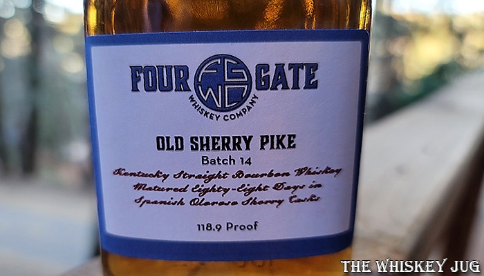 Four Gate Old Sherry Pike Label