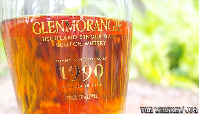 Glenmorangie Grand Vintage Malt 1990 Label