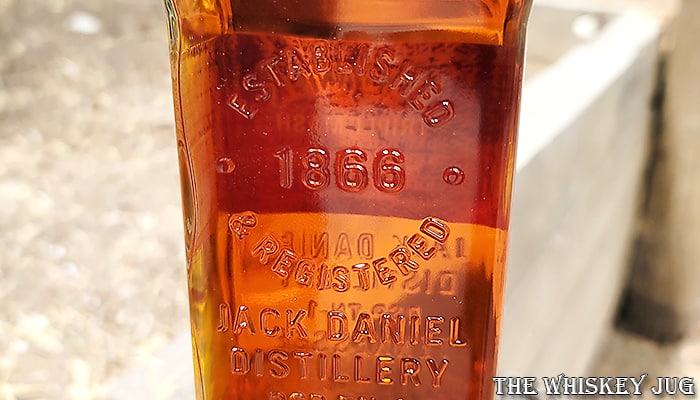 Jack Daniel's Triple Mash Whiskey Back Label